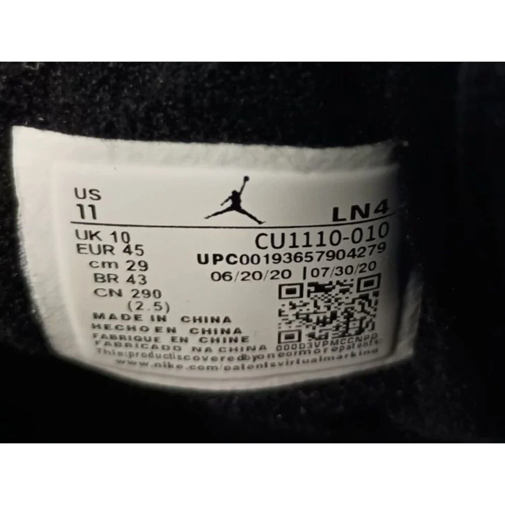 Nike Air Jordan 4 Black Cat Triple Black Mens Sneakers Shoes C1110-010 Size 11